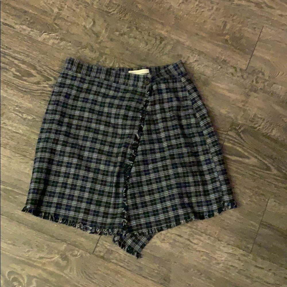 Super cute plaid wrap skirt from urban outfitters!